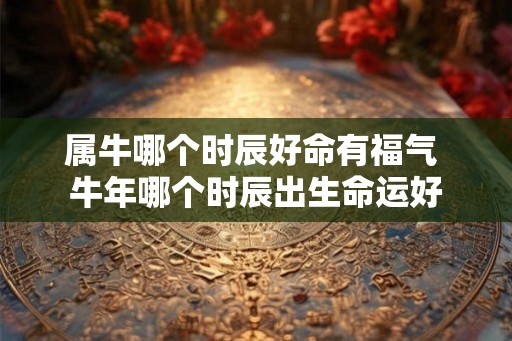 属牛哪个时辰好命有福气 牛年哪个时辰出生命运好