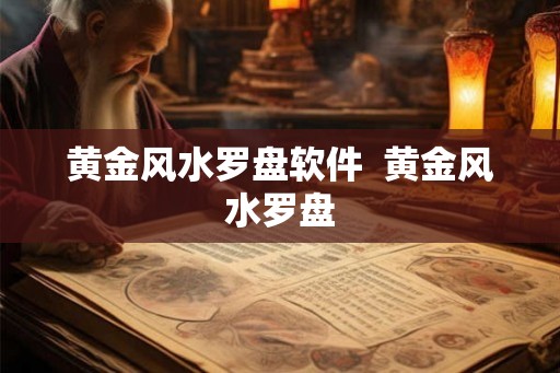 黄金风水罗盘软件  黄金风水罗盘