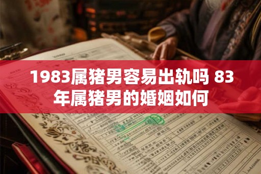 1983属猪男容易出轨吗 83年属猪男的婚姻如何 1983属猪男容易出轨吗 83年属猪男的婚姻如何