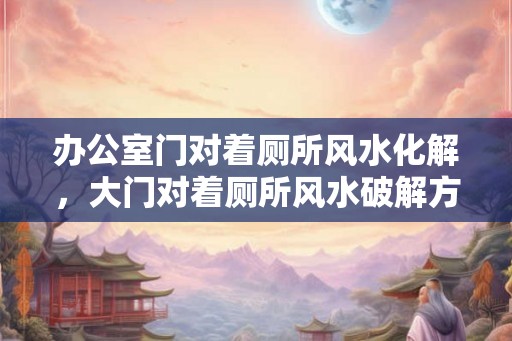 办公室门对着厕所风水化解，大门对着厕所风水破解方法