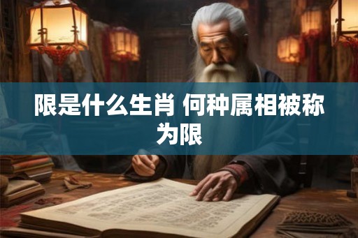 限是什么生肖 何种属相被称为限