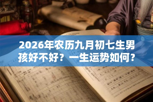 2026年农历九月初七生男孩好不好？一生运势如何？