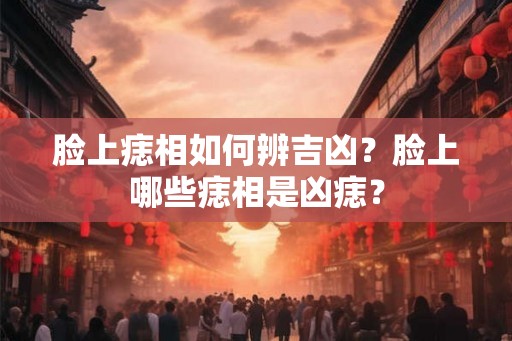 脸上痣相如何辨吉凶？脸上哪些痣相是凶痣？