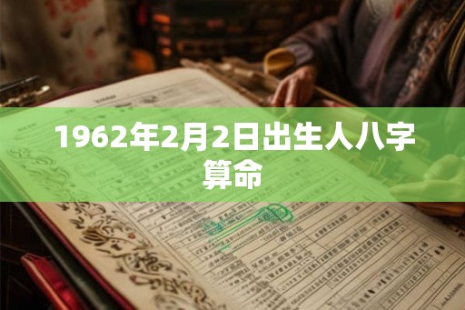 1962年2月2日出生人八字算命