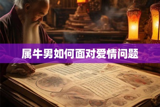 属牛男如何面对爱情问题