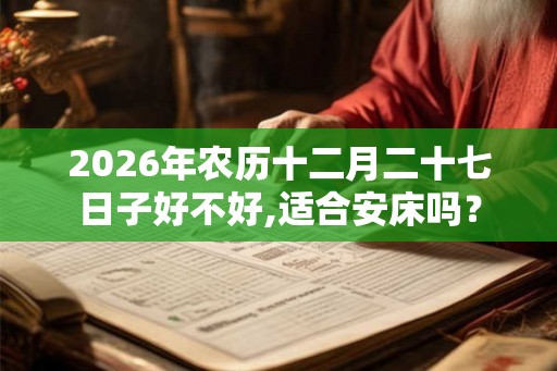 2026年农历十二月二十七日子好不好,适合安床吗？