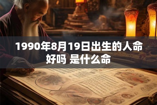 1990年8月19日出生的人命好吗 是什么命