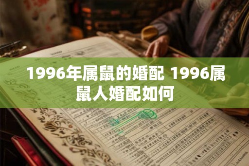 1996年属鼠的婚配 1996属鼠人婚配如何