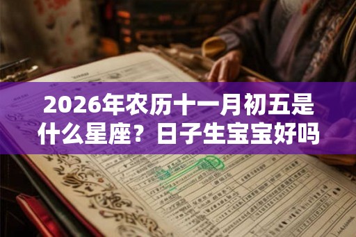 2026年农历十一月初五是什么星座？日子生宝宝好吗？