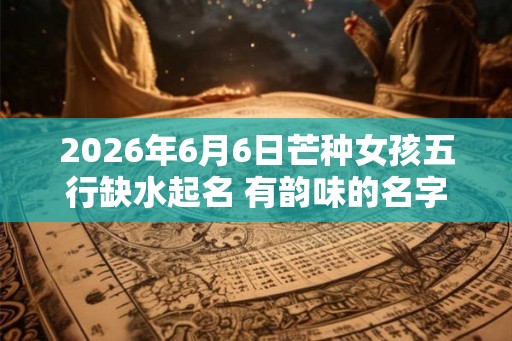 2026年6月6日芒种女孩五行缺水起名 有韵味的名字精选 2026年6月6日芒种女孩五行缺水起名 有韵味的名字精选