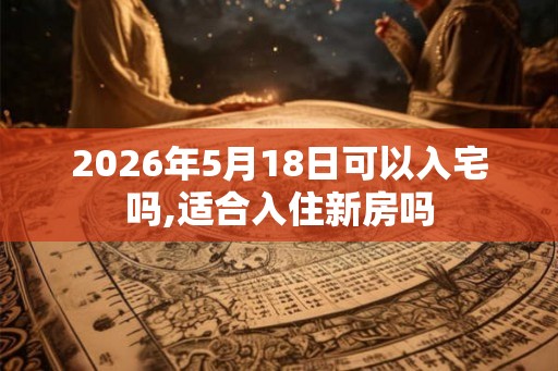 2026年5月18日可以入宅吗,适合入住新房吗 2026年5月18日可以入宅吗,适合入住新房吗