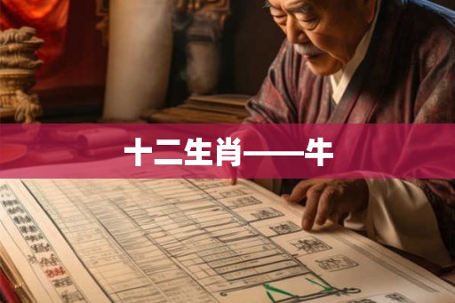 十二生肖——牛