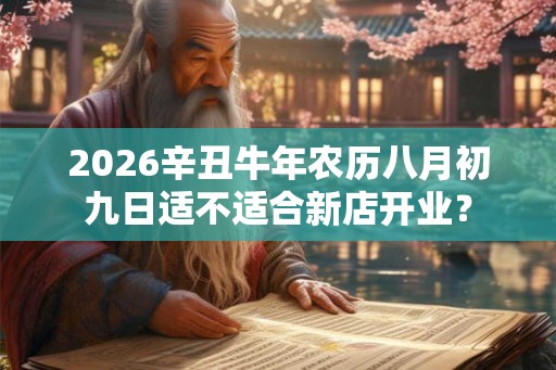 2026辛丑牛年农历八月初九日适不适合新店开业？