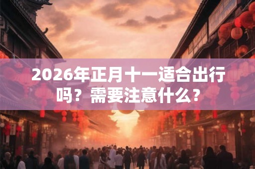 2026年正月十一适合出行吗？需要注意什么？