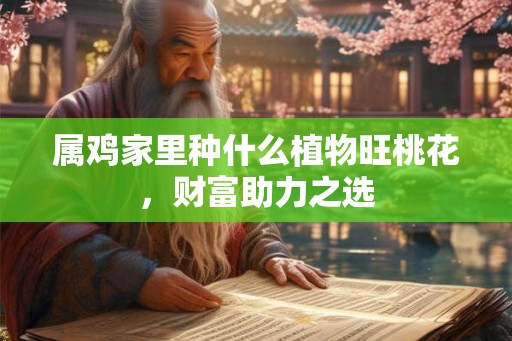 属鸡家里种什么植物旺桃花，财富助力之选