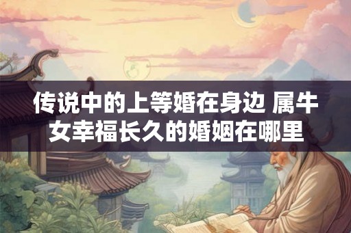 传说中的上等婚在身边 属牛女幸福长久的婚姻在哪里