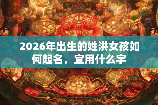 2026年出生的姓洪女孩如何起名，宜用什么字
