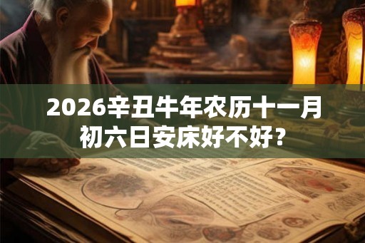 2026辛丑牛年农历十一月初六日安床好不好？