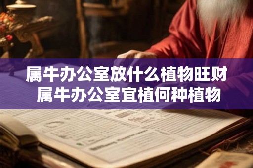 属牛办公室放什么植物旺财 属牛办公室宜植何种植物旺财
