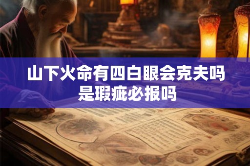 山下火命有四白眼会克夫吗 是瑕疵必报吗