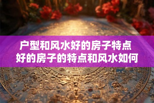 户型和风水好的房子特点 好的房子的特点和风水如何