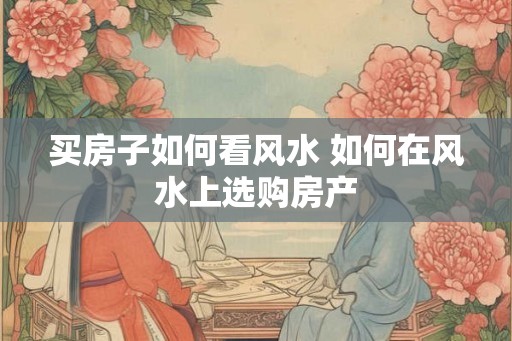 买房子如何看风水 如何在风水上选购房产 买房子如何看风水 如何在风水上选购房产