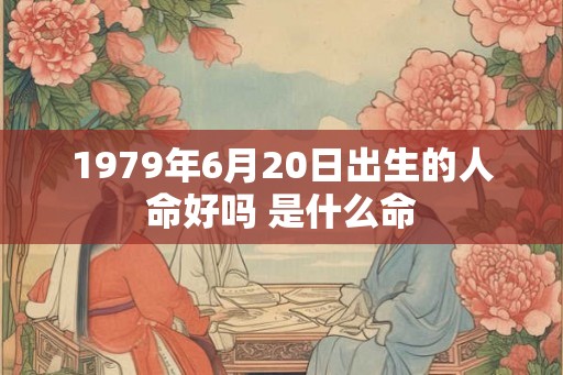 1979年6月20日出生的人命好吗 是什么命