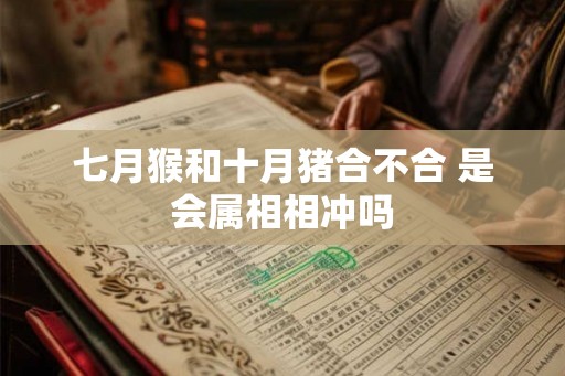 七月猴和十月猪合不合 是会属相相冲吗