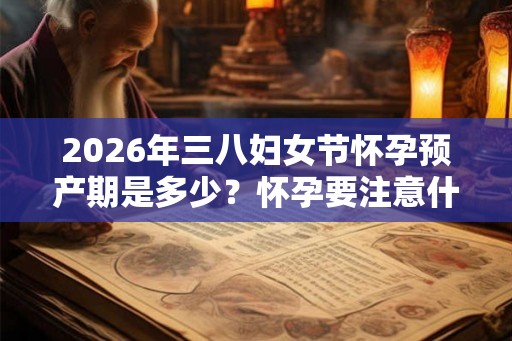 2026年三八妇女节怀孕预产期是多少？怀孕要注意什么？