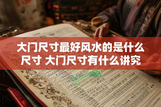大门尺寸最好风水的是什么尺寸 大门尺寸有什么讲究