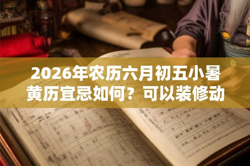 2026年农历六月初五小暑黄历宜忌如何？可以装修动土吗？