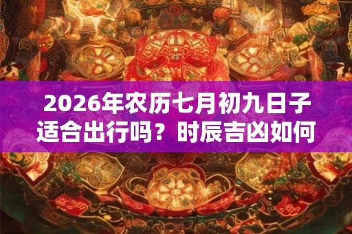 2026年农历七月初九日子适合出行吗？时辰吉凶如何？