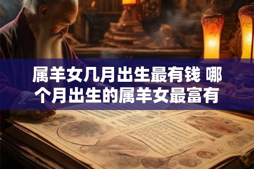 属羊女几月出生最有钱 哪个月出生的属羊女最富有