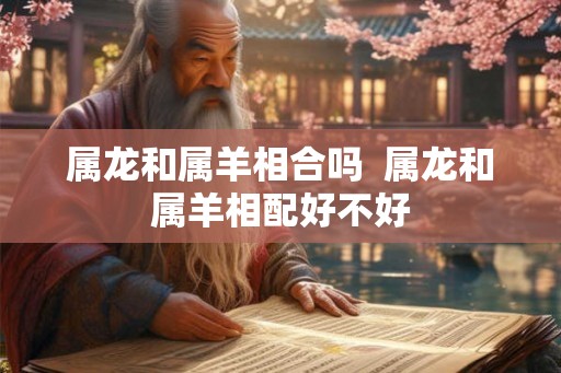 属龙和属羊相合吗  属龙和属羊相配好不好