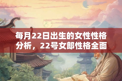 每月22日出生的女性性格分析，22号女郎性格全面分析