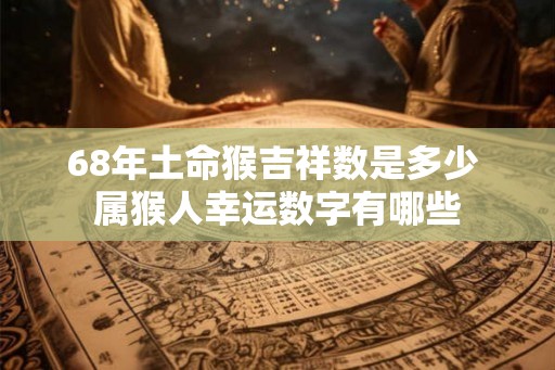 68年土命猴吉祥数是多少 属猴人幸运数字有哪些