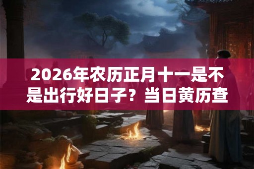 2026年农历正月十一是不是出行好日子？当日黄历查询