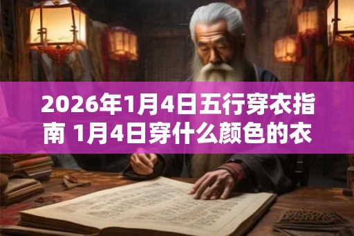 2026年1月4日五行穿衣指南 1月4日穿什么颜色的衣服