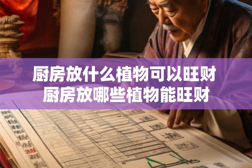 厨房放什么植物可以旺财 厨房放哪些植物能旺财