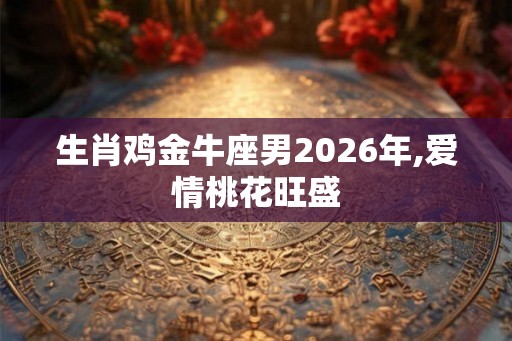 生肖鸡金牛座男2026年,爱情桃花旺盛 生肖鸡金牛座男2026年,爱情桃花旺盛