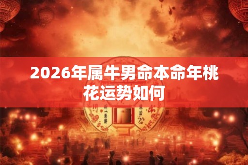 2026年属牛男命本命年桃花运势如何 2026年属牛男命本命年桃花运势如何