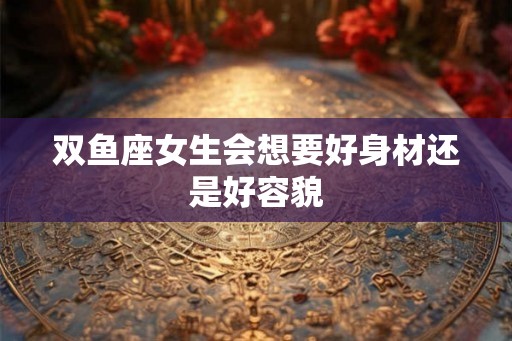 双鱼座女生会想要好身材还是好容貌