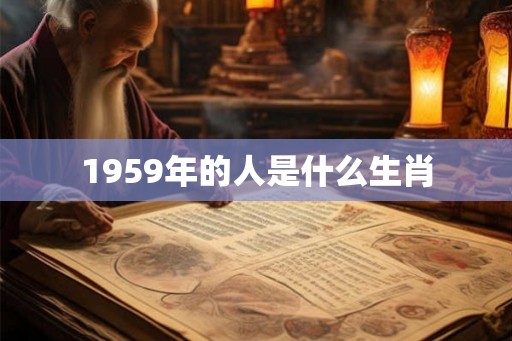 1959年的人是什么生肖 1959年的人是什么生肖