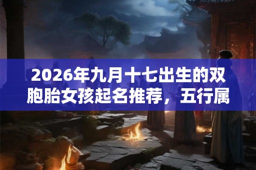 2026年九月十七出生的双胞胎女孩起名推荐，五行属什么