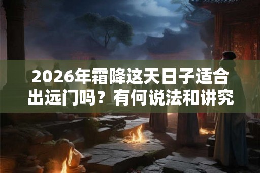 2026年霜降这天日子适合出远门吗？有何说法和讲究？