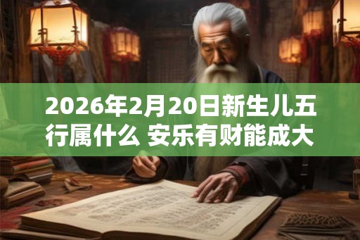 2026年2月20日新生儿五行属什么 安乐有财能成大器