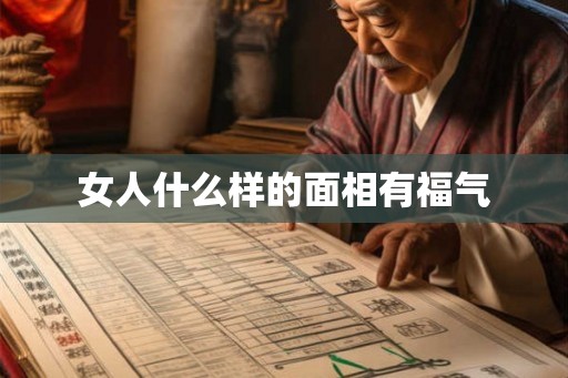 女人什么样的面相有福气