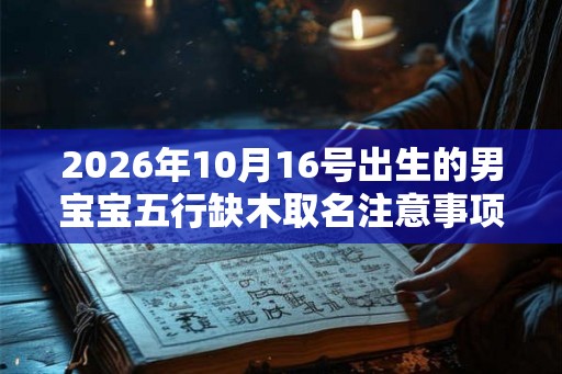 2026年10月16号出生的男宝宝五行缺木取名注意事项 2026年10月16号出生的男宝宝五行缺木取名注意事项