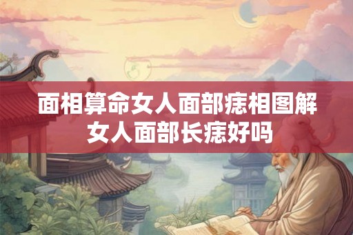 面相算命女人面部痣相图解 女人面部长痣好吗
