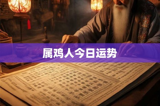 属鸡人今日运势